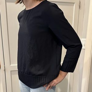 Molly Bracken Navy Blue Blouse Long Sleeve Blouse